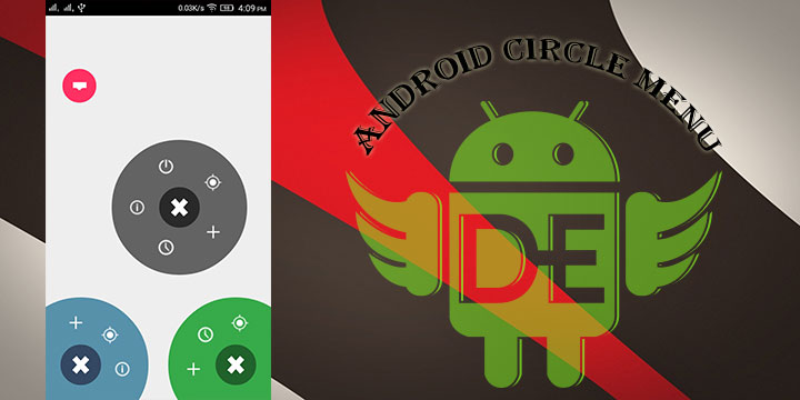 Android Circle Menu With Animation.